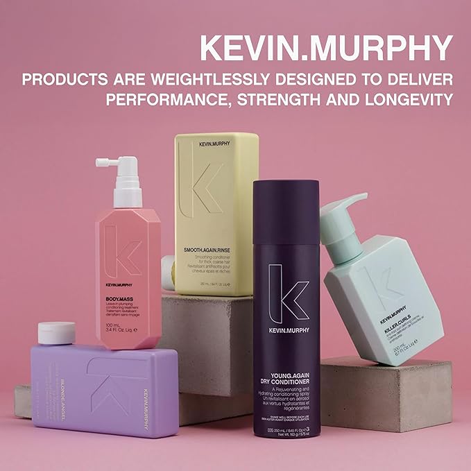 KEVIN.MURPHY KILLER.CURLS RINSE - Nourishing Curl Conditioner - Care for Natural & Permed Hair - With Hydrating Oat Milk - Colour-Safe & Vegan - 250 mL / 8.4 fl oz