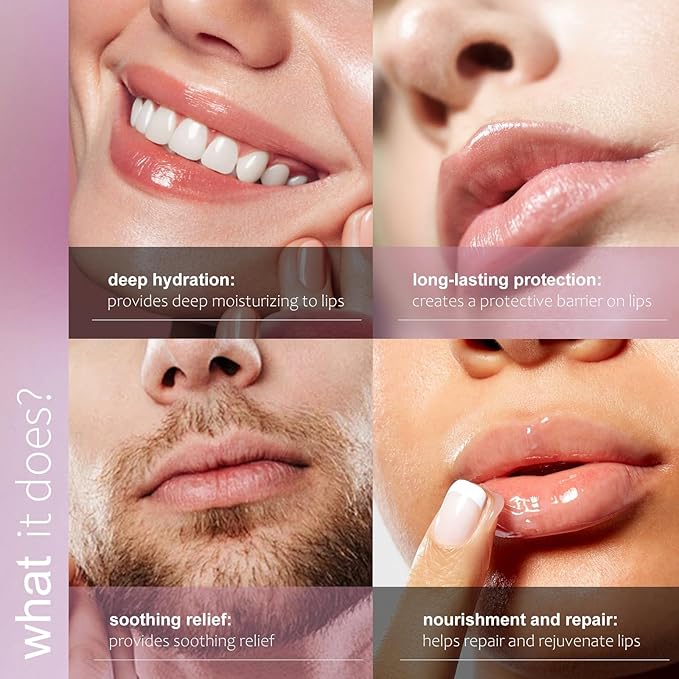 Lip Sleeping Mask Overnight Moisturizer Balm, Berry Lip Mask, Day and Night Repair Lip Balm for Improves Dryness Cracked, Moisturize Nourish Lip Scrubs Exfoliate Reduce Lip Lines (5pack)