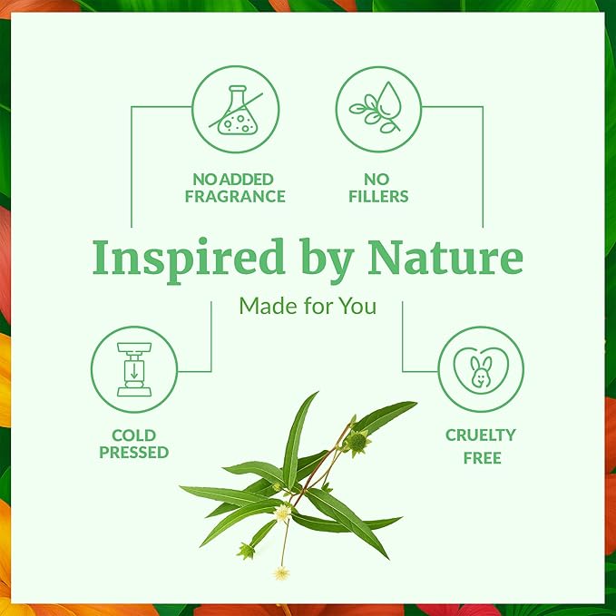 SVA Organic Bhringraj Oil 16oz Premium Carrier Oil for Hair Care, Hair Oiling, Scalp Massage, & Skin Care