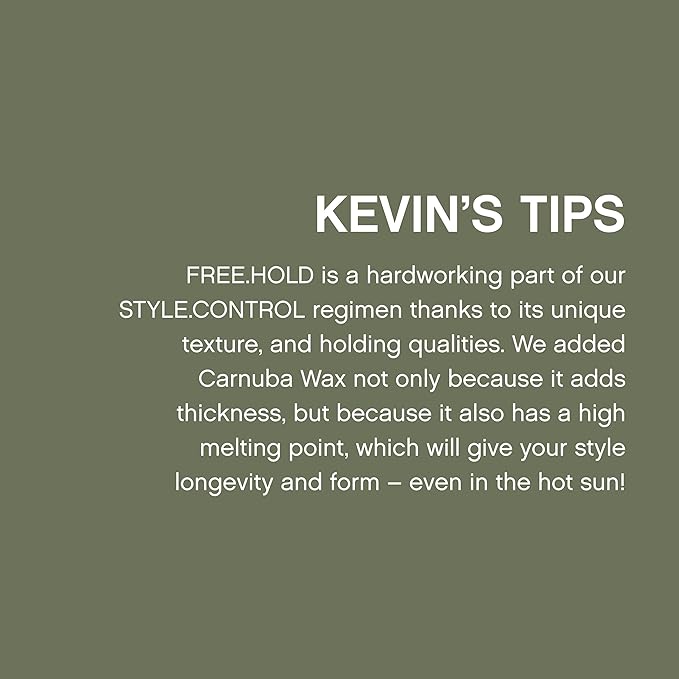 KEVIN.MURPHY FREE.HOLD - Hair Styling Paste - For All Hair Types - Medium Hold - Breakage Prevention - Styling Product - Paraben Free Hair Care - 30 g / 1.1 oz