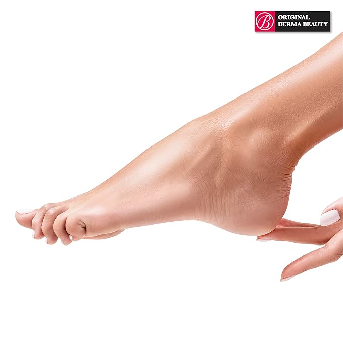 Original Derma Beauty Foot Mask 12 Pairs Detoxifying Charcoal Moisturizing Foot Mask Body Exfoliator Foot Masks Callus Remover Foot Bath Pedicure Supplies for Beauty & Personal Care