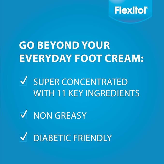 Flexitol Heel Balm, Rich Moisturizing & Exfoliating Foot Cream, 4 Oz Tube (Pack of 2)