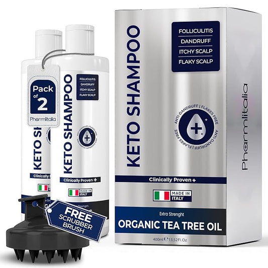 Scalp Psoriasis Shampoo, Flakes Shampoo Anti Dandruff, Itchy Scalp Treatment for Seborrheic Dermatitis & Folliculitis, Anti Fungal, Medicated Solution for Itchy, Flaky & Dry Hairs ( Pack of 2 )