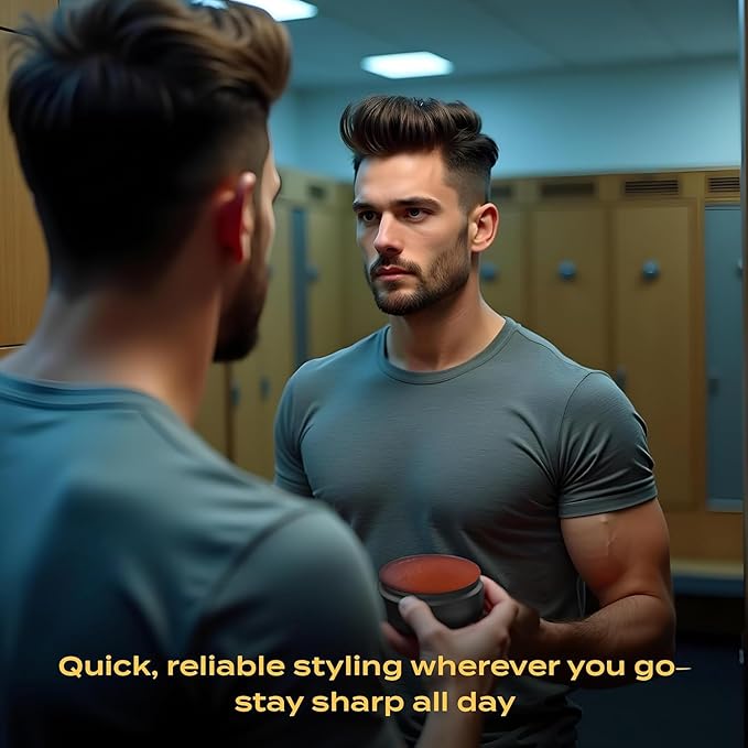 Far East Hard Pomade - Water Based Hair Styler with Extra Firm Hold & Medium Shiny Finish - Humidity Resistant Grooming Pomade for Men - 4 Oz