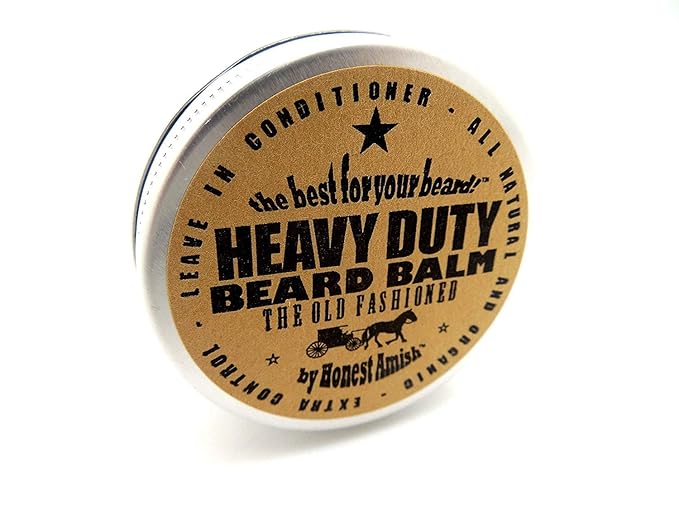 Honest Amish - Heavy Duty Beard Balm - 2 Ounce - Beard Conditioner