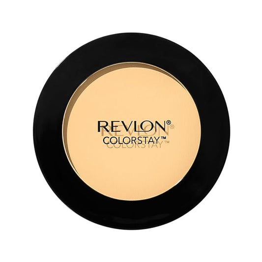 Revlon ColorStay Pressed Powder Face Makeup, Longwearing, Fragrance-Free, Noncomedogenic, 100 Banana, 0.3 oz