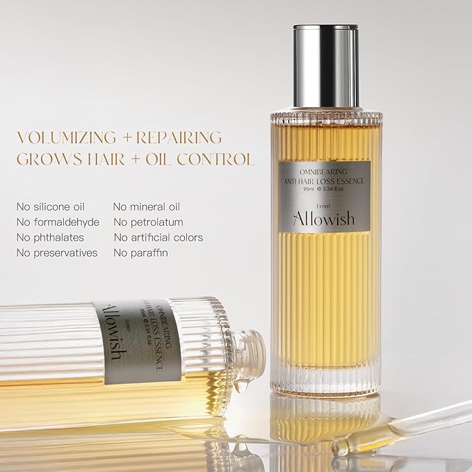 Hair Growth Serums 95 ml - Rosemary Hair Thickening Serum with Biotin, Caffeine for Hair Thinning & Shedding – Promotes Healthy Scalp, Fuller, Nourish, Strengthens Roots