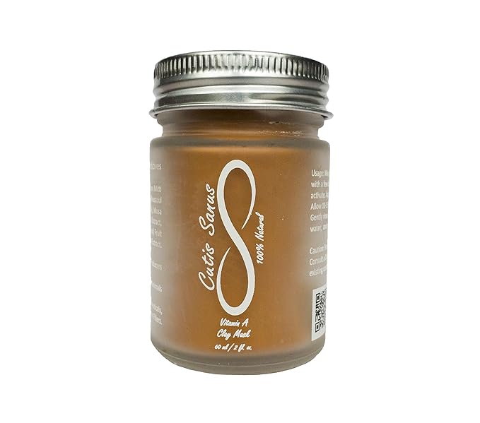 100% Natural Vitamin A Clay Mask 120g All Clay & No Water