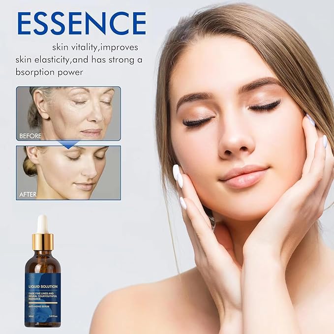 Olavita Face Serum, Olavita Serum, Vitamin C & E, Anti Aging Face Tightening, Boost Skin Collagen, Reduce Wrinkles & Plump Skin(2pcs)