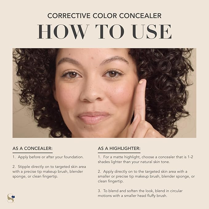 SeneGence Corrective Color Concealer, Light, 0.25 Fl Oz, Anti-Aging Benefits, Hydrating Aloe Vera Juice, Vitamin B & E for Even Skin Tone and Flawless Coverage
