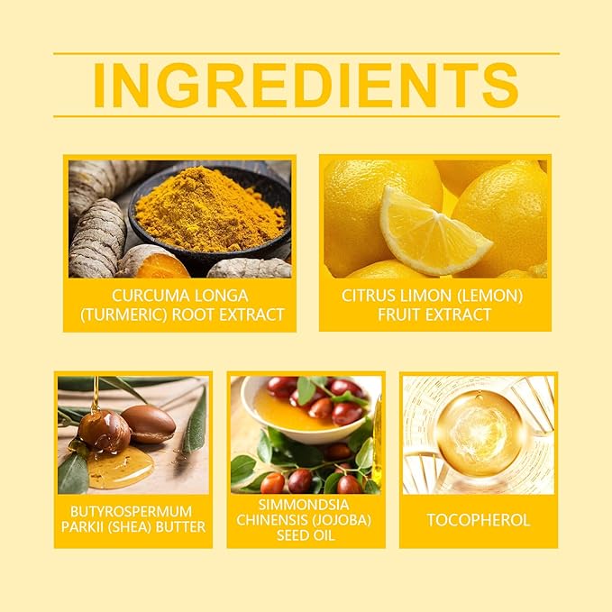 Lemon Lip Balm | All Natural Turmeric Lip Balms & Moisturizers | Hydrates Care Lip Balm, Brighten & Nourish Dark Lips Effortlessly