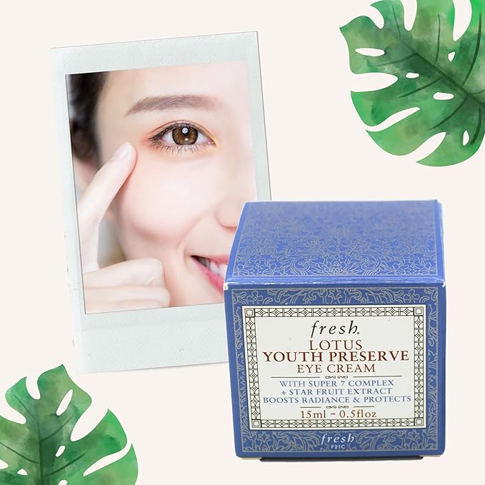 Fresh Fresh lotus youth preserve eye cream, 0.5oz, 0.5 Ounce