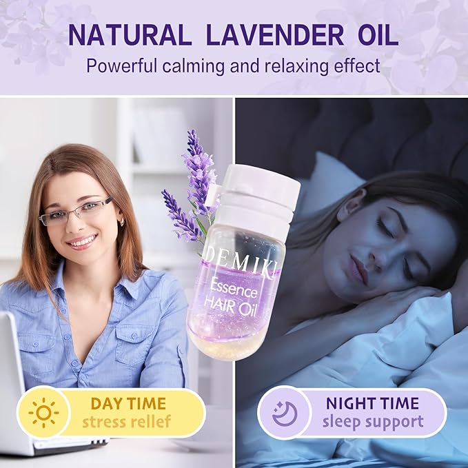 Hair Oil For Frizzy Hair With Coconut Oil - Hair Treatment For Dry Damaged Hair, Hair Perfume Oil For Curly Hair, Frizz Control Hair Care Products, Mini Bottles Hair Oil For Damaged Hair, 12pcs