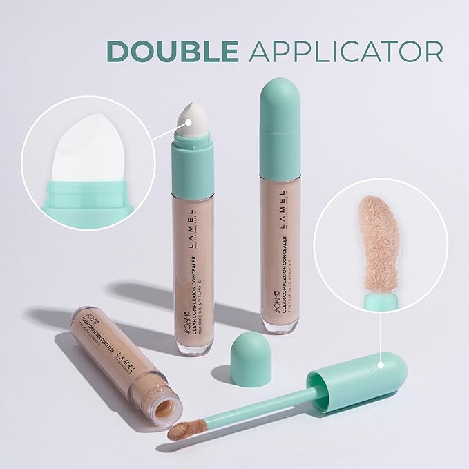LAMEL OH my Clear Face Concealer - Vitamin E & Tea Tree Extract - Skin Care, Moisturizing & Waterproof - Anti-Aging Formula - Brightening & Protection, 405-0,23 fl.oz