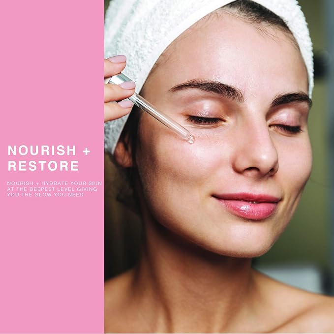 Multi-Use Face, Body & Hair Oil - Hydrates Skin, Restores Shine - With Apricot, Coconut Oil & Vitamin E - 4 Fl Oz