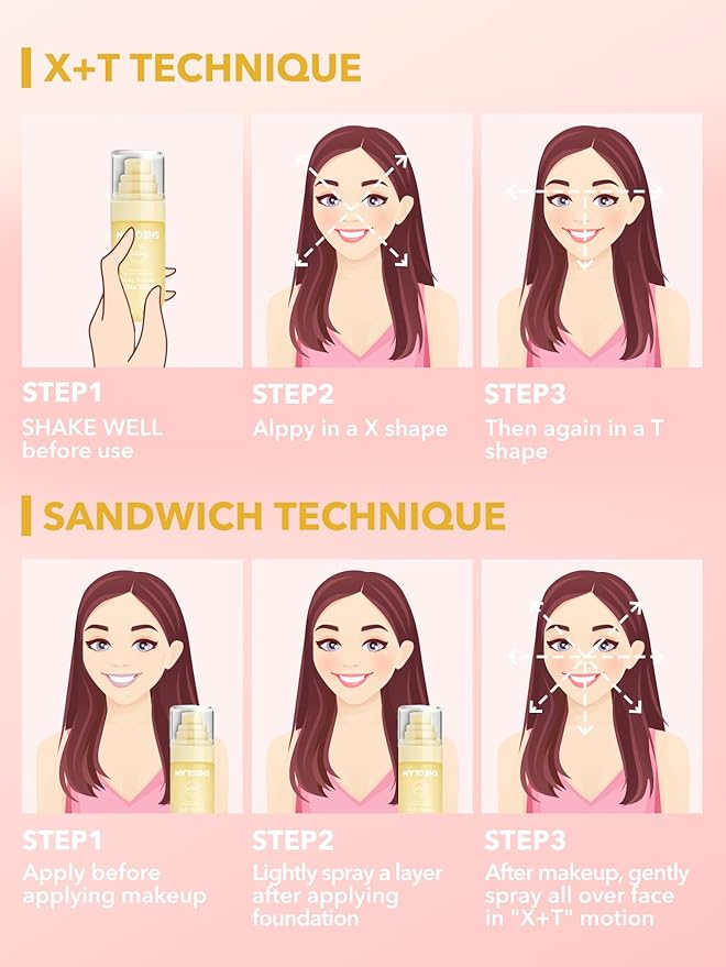 SHEGLAM Matte Fresh Setting Spray Ultra Matte Liquid-To-Powder Long Lasting Makeup Locking Spray Oil-Control Non-Greasy Makeup Setting