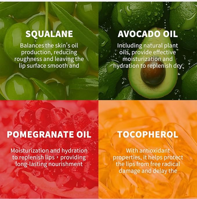 MAEPEOR Glowing Lip Oil 7 Colors Hydrating Lip Balm Nourishing Lip Care Lip Treatment Glossy Finish Non-sticky Moisturizing Lip Balm (05 Pink)