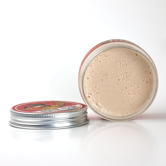 Lockhart’s Fätte Clay - Pomade For Men (3.4oz) – All-Day Hold, Natural Finish, Insane Texture and Volume – Smooth, Easy Application - Wicked Hold Without The Crunchy Hair – Sandalwood Scent