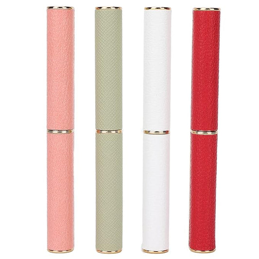 Sonew Empty Lipstick Tubes, 4Pcs Refillable DIY Lip Balm Tube Containers, Reusable Storage Containers Lip Balm Making Kit