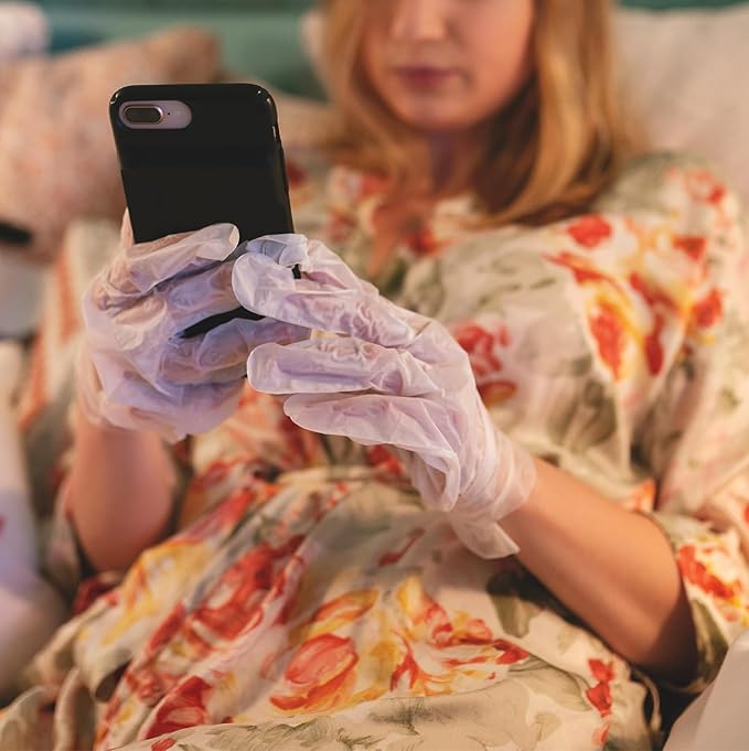 HandPure Hand Repair & Anti-Aging Hand Mask – 20-Minute Moisturizing Gloves for Dry, Cracked Hands, Softens Cuticles, Paraben-Free, With Natural Botanical Ingredients (6 Packs)