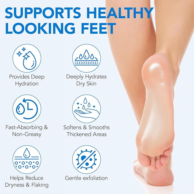 Urea Cream 60% plus Salicylic Acid 2% Urea Foot Care Stick, Foot Cream for Foot Callus Remover, Feet Moisturizer Stick for Dry Cracked Heels, Hands, Knees, Hydrating Heel Balm, Easy To Use