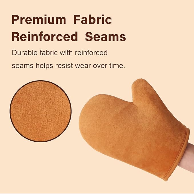 4 in 1 Self Tanning Mitts Self Tanner Mitt Applicator Kit,Self Tanning Mitt Applicator Kit With Self Tanning Glove,Back Tanning Applicator, Mini Tan Mit, Exfoliating Mitt