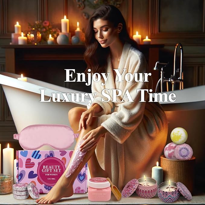 Birthday Gifts For Women, Gifts For Her, For Girlfriend, Mothers Day Gifts, Valentines Day Gifts, 13 in 1 Selfcare Gifts For Women…