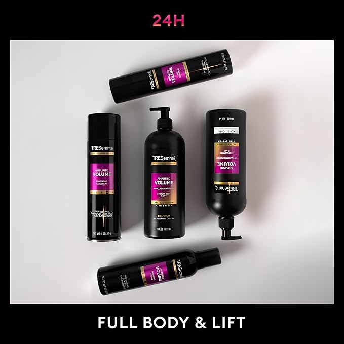 TRESemmé Plumping Mousse Amplified Volume for 24H Lift and Body with Pro Lock Technology 10.5 Fl Oz