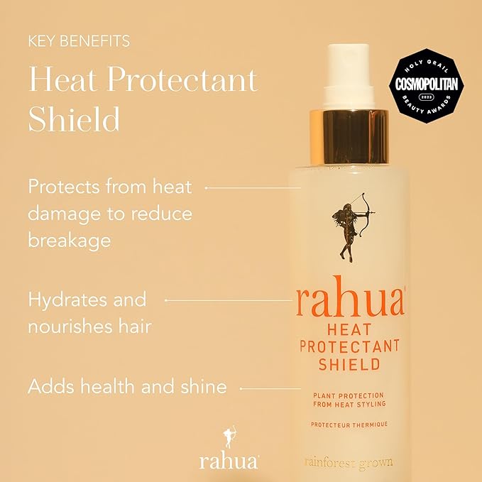 Rahua Heat Protection Spray for Hair, 6.5 Fl. Oz, Multi Formulated Heat Shield Hair Spray Helps Protect Against Heat, Lightweight Hair Care Heat Protectant Enriched with Vitamin E, Aloe Vera, Keratin