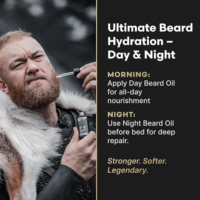 The Beard Struggle Tonic + Elixir Beard Oil Bundle - Platinum Collection - Grooming Beard Oil - Softens, Moisturizers, and Strengthens Beard Growth - Pack of 2, Vanir's Wisdom