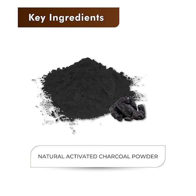 H&C Herbal Ingredients Expert Activated Charcoal Powder 227 gm / 0.5 lb |for Teeth Whitening & Face Mask | Supports Clear Skin by Removing Impurities & Excess Oil