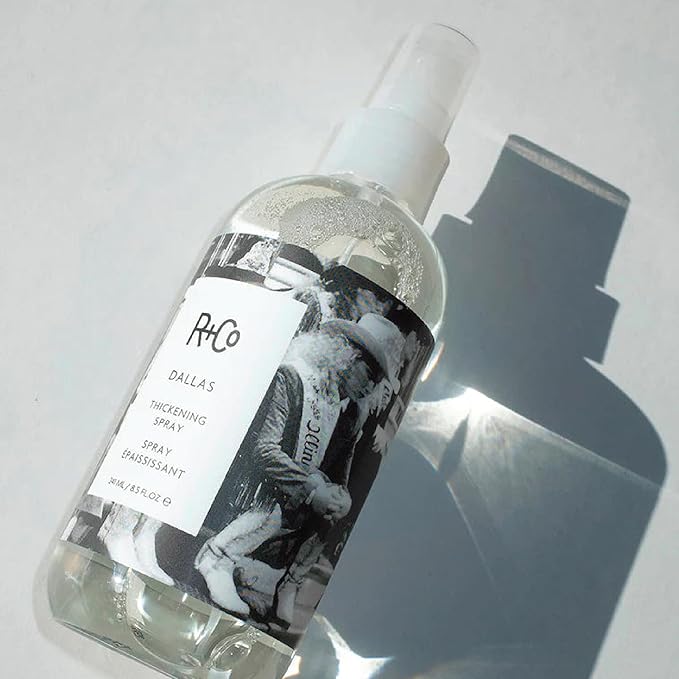 R+Co Dallas Hair Thickening Spray Travel Size | For Smooth, Body-Boosting Style without Stiffness | Ultimate Volume, Control, and Shine | TSA Approved | Set of 2
