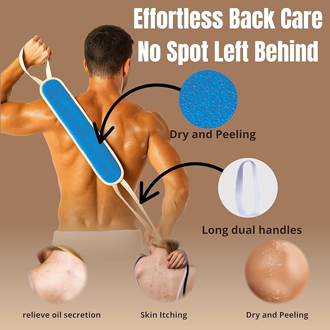 Exfoliating Glove Set (Original) – 3 Pieces Moroccan Hammam Scrub Mitts for Face, Body & Back – Deep Skin Cleansing & Dead Skin Removal – Reusable Spa Exfoliator – Assorted Colors (TURQOUISE)