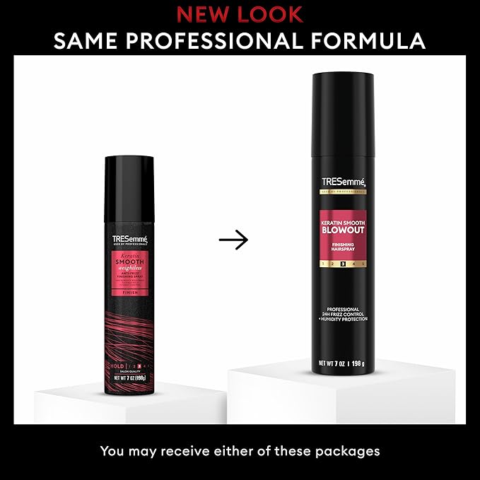 TRESemmé Anti-Frizz Finishing Spray Keratin Smooth for a Flexible Hold Weightless 7 Fl Oz