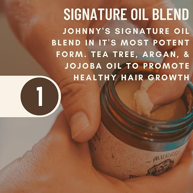 Oil Based Pomade | Organic Hair Styling for Men, Low to Medium Hold | Promotes Healthy Hair Growth & Helps Hydrate Dry Skin, (Original, 4 Ounce) Veteran Owned, USA Made.