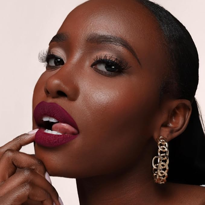 The Lip Bar - Nonstop Liquid Matte Lipstick, Muse (Deep Berry) - High Pigment - One Swipe - Long Lasting - Jojoba Oil, Vitamin E - Vegan & Cruelty Free - Makeup & Cosmetics - .24 fl oz