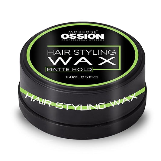 Morfose Barber Wax,(5.30 Ounce (Pack of 1), Matte Hold, Premium Hair Styling Wax for Men, Natural Shine, Easy Application, Ideal for Various Styles, Long-Lasting, Water-Soluble, Pleasant Fragrance