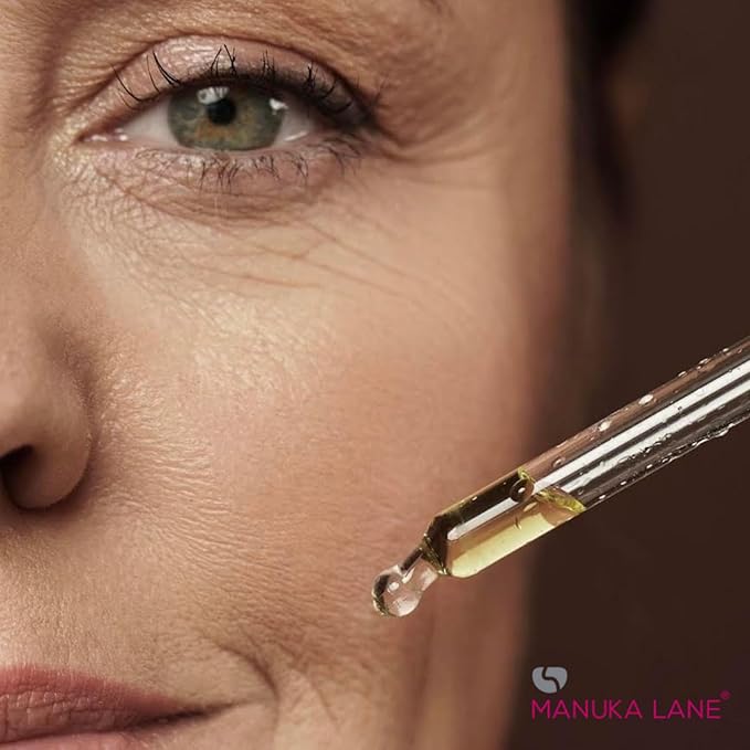 Manuka Lane Night Cream with Retinol, Manuka Honey, and Peptides Real Glowing Results for Youthful, Healthy Skin