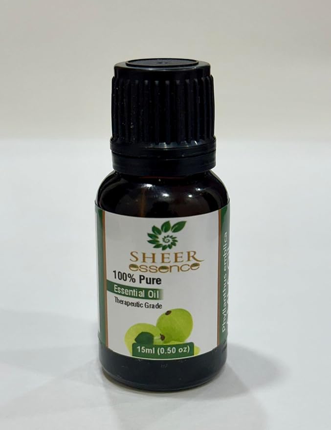 Amla Oil -(Phyllanthus Emblica- Indian Gooseberry Oil)- Carrier Oil 100% Pure Natural Undiluted Uncut Therapeutic Grade Oil 16.90 Fl.OZ