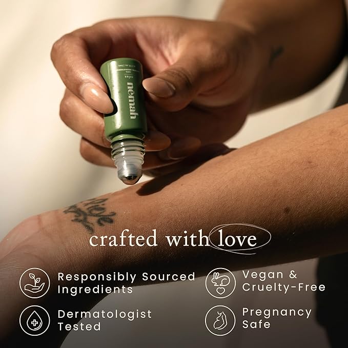 Nemah - Aromatherapy Roll On - Essential Oil Calming Roll On, Natural Calming Blend for Tranquility with Bergamot, Neroli, and Sandalwood - Vegan & Cruelty-Free - 0.17 fl. oz.