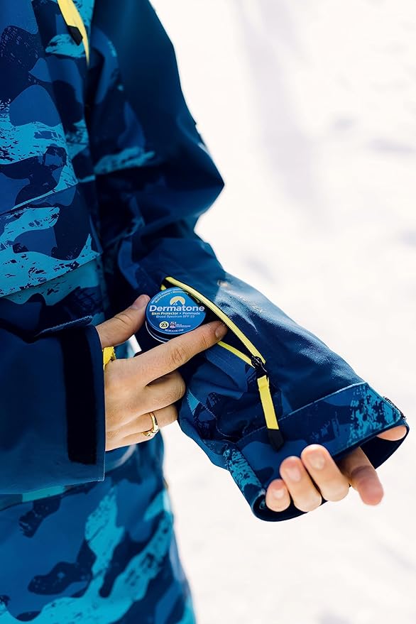 Dermatone Skin Protector Balm | Sun, Wind, Cold, Chapping & Frostbite Protection | Face and Lip Balm SPF23 | Moisturize & Repair Dry Skin | Barrier Cream | 0.5oz