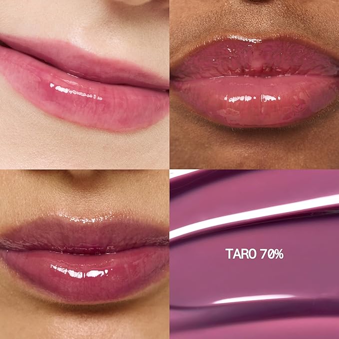 3D Voluming Gloss 70% (Rich) | Taro 70% | High Shine, Non-Sticky Lip Gloss for Makeup | Long-Lasting, Moisturizing Gel Formula | 30%, 70% Pigment Options | 5.3g
