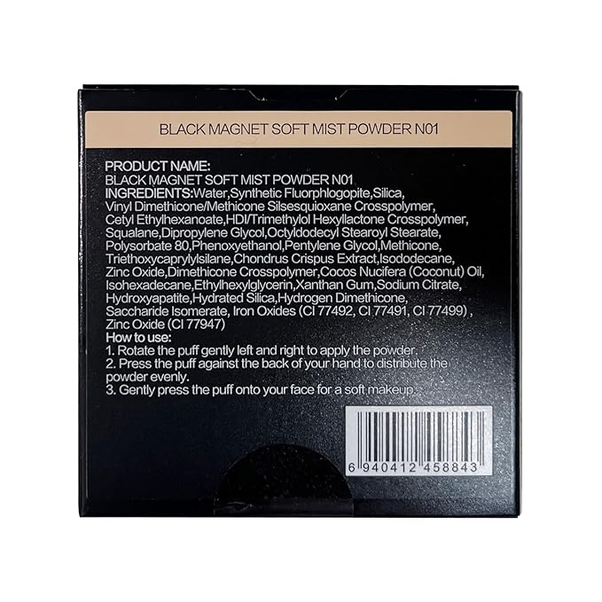 1.0 Waterproof Face Pressed Powder Compact, 24H Longlasting Oil Control Pressed Setting Powder Talc-Free Makeup, Shine Free, Poreless, Smooth, 01 Natural Beige for dry&com skin (0.28Oz)