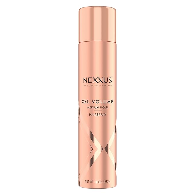 Nexxus Medium-Hold Hairspray XXL Volume for Sky-High Volume & 48H Frizz Control, with StyleProtect Technology 10 oz