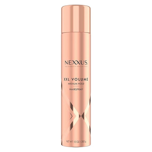 Nexxus Medium-Hold Hairspray XXL Volume for Sky-High Volume & 48H Frizz Control, with StyleProtect Technology 10 oz