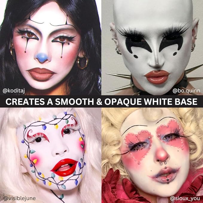 Mehron Makeup Setting Powder | Loose Powder Makeup | Loose Setting Powder Makeup Perfect for Halloween 1 oz (28 g) (Ultra White)