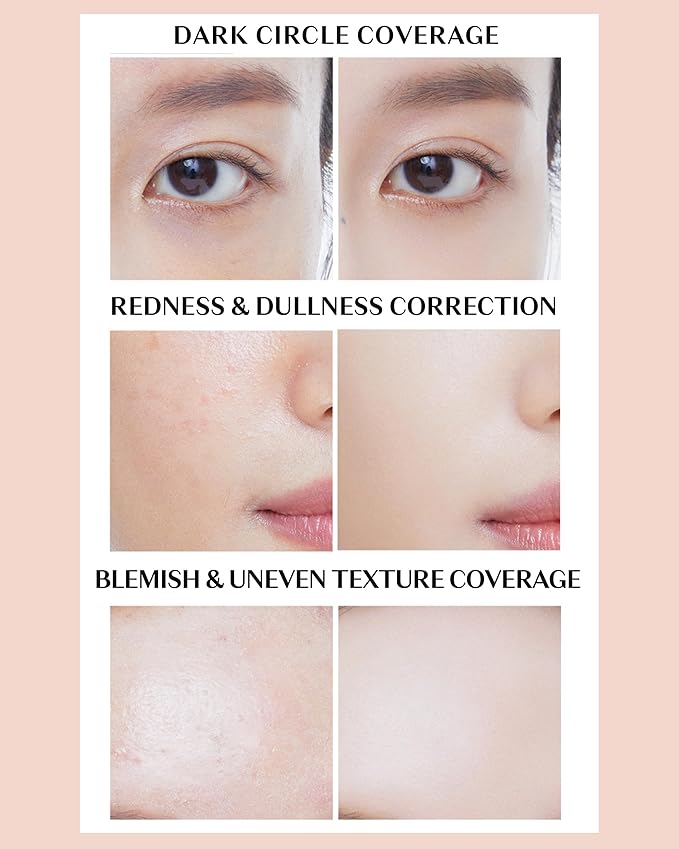 THESAEM Cover Perfection Concealer Palette 01 Cover&Correct - Multi Use 6 Colors Correcting Conceal Palette - for Dark Circles, Imperfections, Face Tone Corrector, Ideal for Fair to Light Skin
