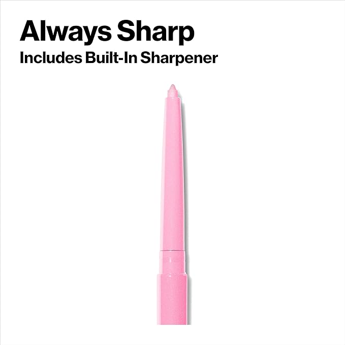 Revlon Colorstay Lip Liner Makeup with Built-In Sharpener, Longwear Rich Colors, Smooth Application, 679 Soft Pink, 0.01 oz