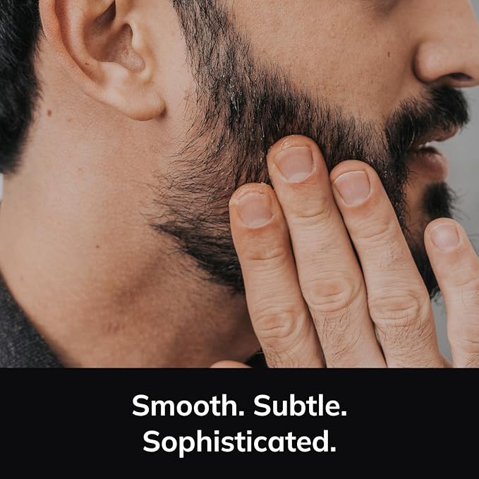 Detroit Grooming Co. Beard Oil & Beard Balm Bundle | Midnight Bourbon Scent (Bourbon Vanilla & Cedarwood) | Hydrating Beard Care Set with Vitamin E & Sunflower Oil | 1 oz Beard Oil & 2 oz Beard Balm