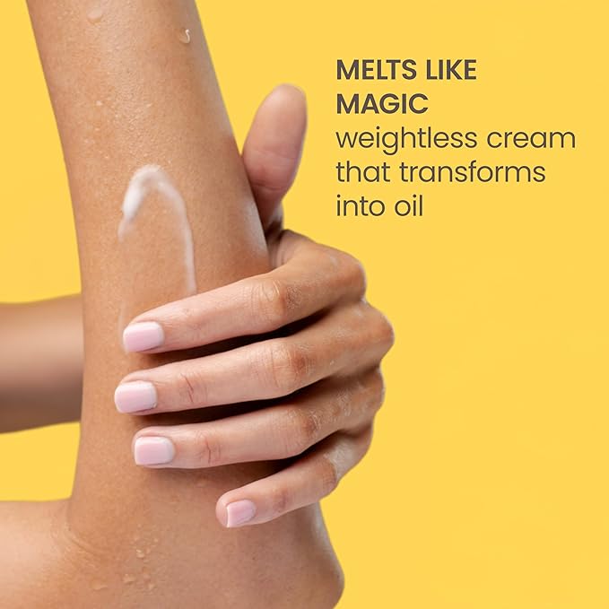 Burt's Bees Boosted Body Moisturizing Melt With a Ceramide, Niacinamide and Peptide Complex, Intense Skin Hydration, Cream-to-Oil Body Lotion Helps Support Skin Barrier, Tropical Scented, 4 oz. Tube